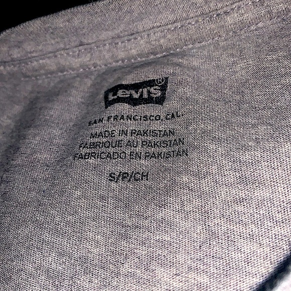Levi's - box logo " tee shirt ( light worn ) - Picture 2 of 2